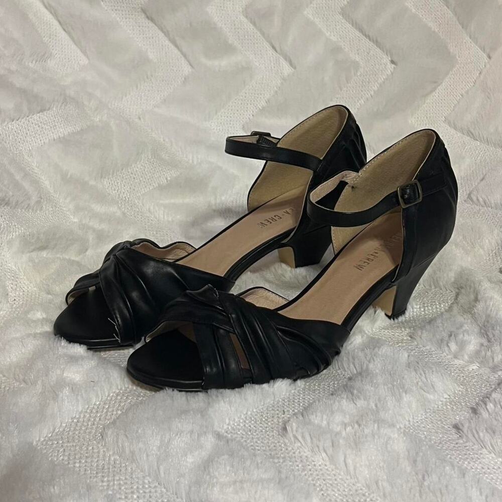 Black Chelsea Crew "Nadia" heels